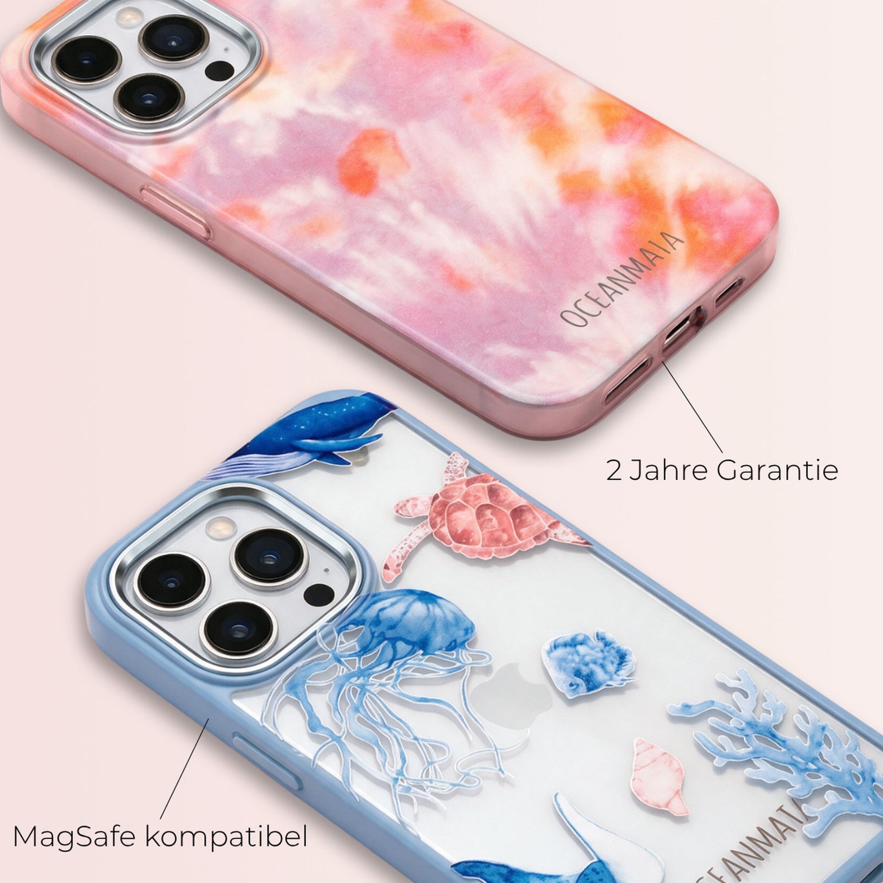 Nachhaltige Handyhülle Samsung S26+ Wave aus Ocean Plastic — Garantie & MagSafe-Kompatibilität