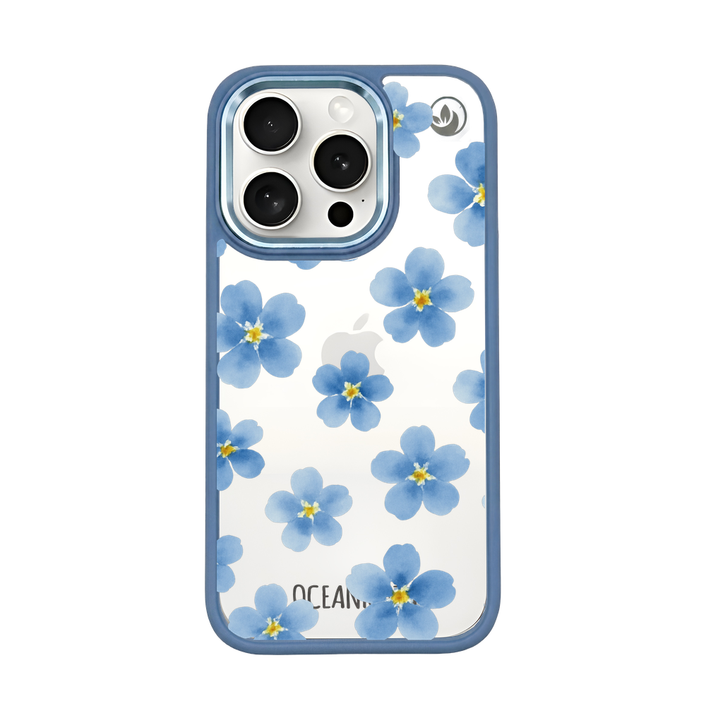 iPhone 15 pro max Hülle - vergissmeinnicht - "forget-me-not" - nachhaltig