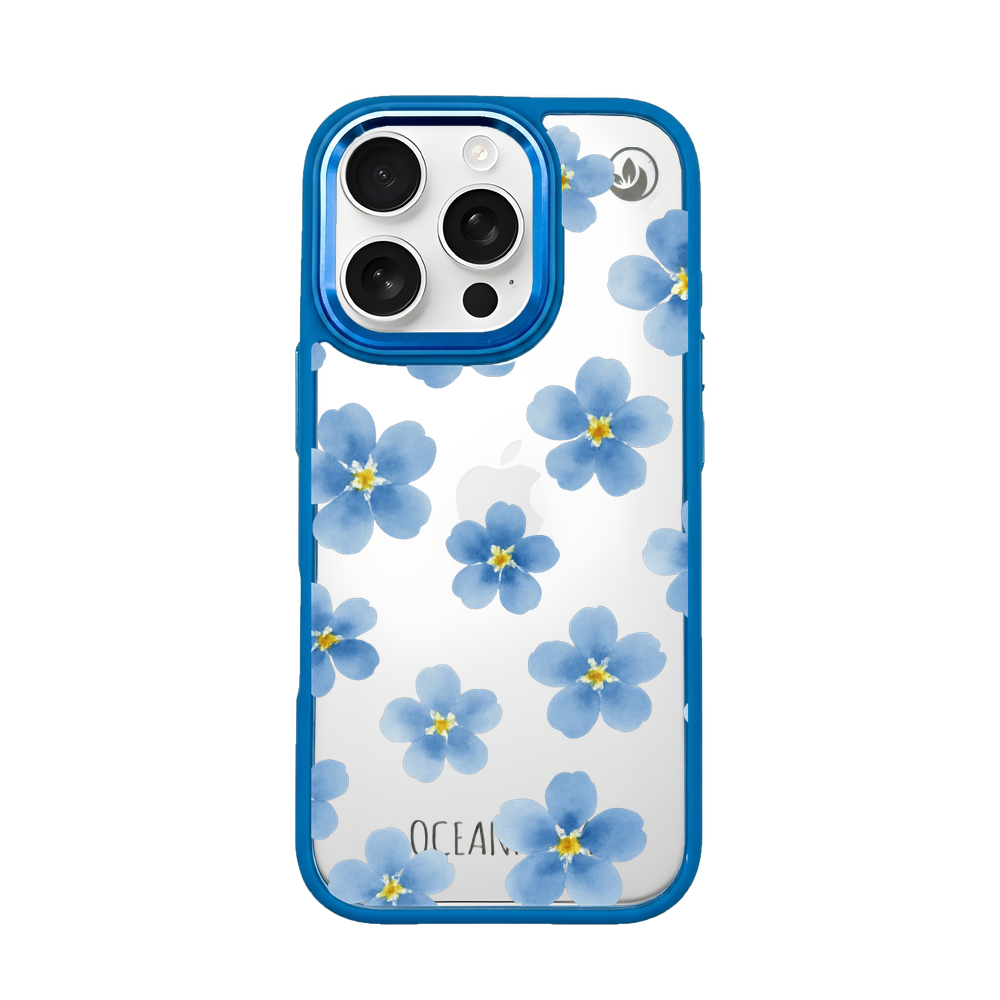 iPhone 16 pro Hülle - vergissmeinnicht - "forget-me-not" - nachhaltig