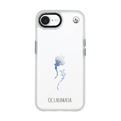 iPhone 16e/17e Hülle - hai blau - "Hammerhead" - nachhaltig