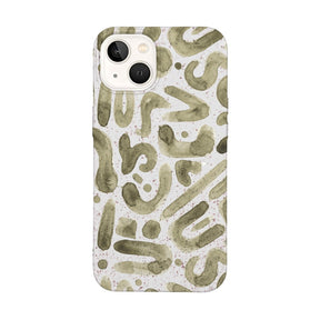 iPhone 13 Hülle Buchstabensuppe in Handyfarbe