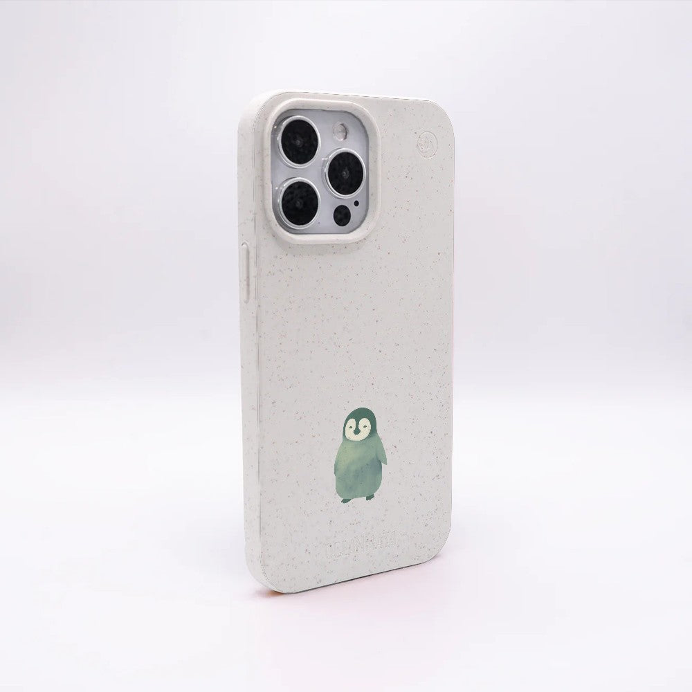 iPhone 11 Case - White Penguin - "HappyPenguin" - sustainable