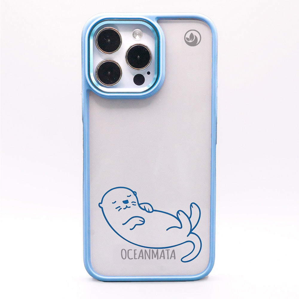 iPhone SE/7/8 Hülle - Otter blau - nachhaltig