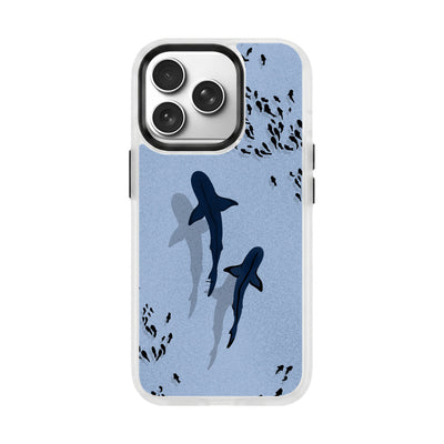 iPhone 17 pro max Hülle - Hai blau - "Into the blue" nachhaltig