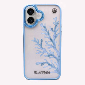 iPhone 16 Hülle - Coral blau - "CoralBlue" - nachhaltig