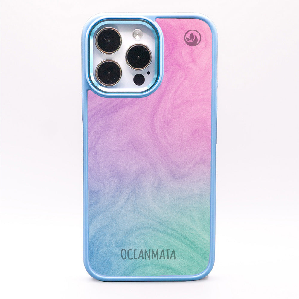 iPhone SE/7/8 Hülle - "Colored Marble" - nachhaltig