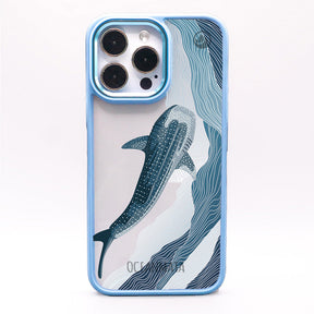iPhone 15 pro max Hülle - Walhai blau - "DeepWater" - nachhaltig