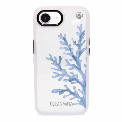 iPhone 16e Hülle - Coral blau - "CoralBlue" - nachhaltig