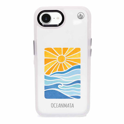 iPhone 16e/17e Hülle - Meer blau - "Sun&Sea" - nachhaltig
