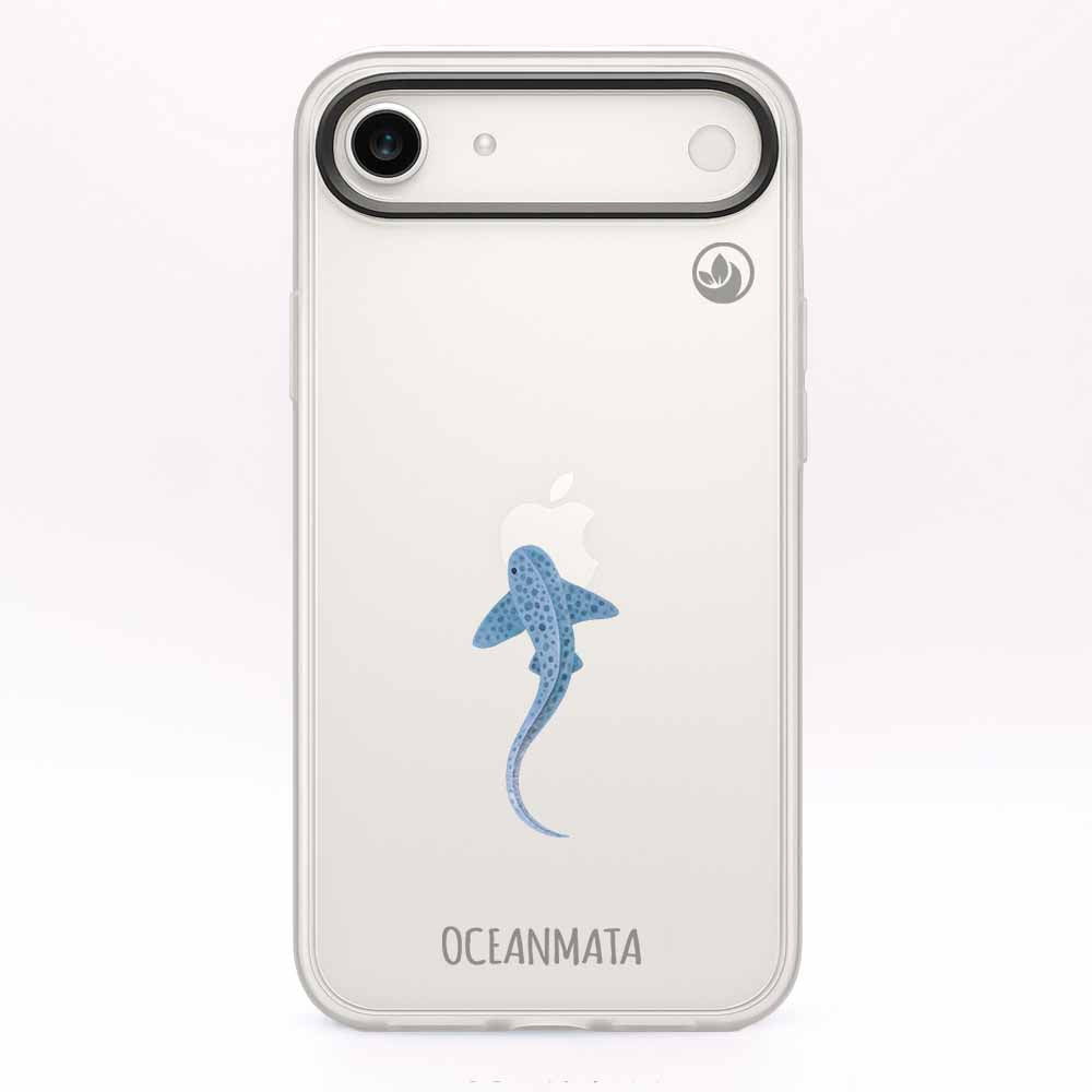 iPhone 17 Air Hülle - Leopardenhai blau - "BlueLeopard" - nachhaltig