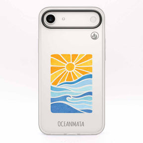 iPhone 17 Air Hülle - Meer blau - "Sun&Sea" - nachhaltig