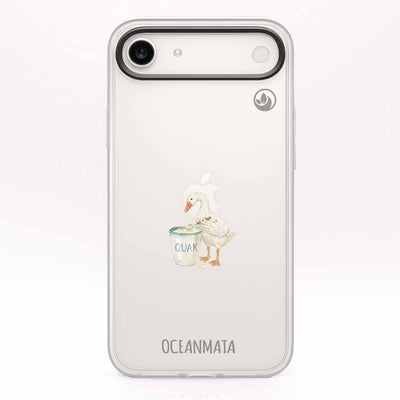 iPhone 17 Air Hülle - Quark Ente blau - "TheQuak" - nachhaltig