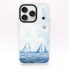 iPhone 17 pro max Hülle - segeln blau - "BlueHorizon" - nachhaltig