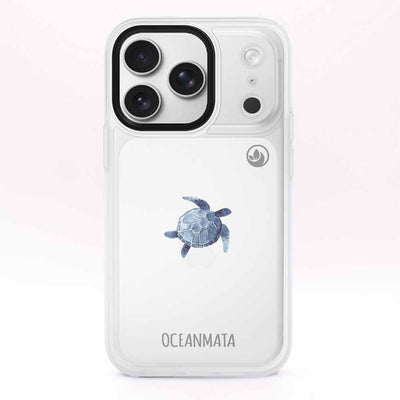 iPhone 17 pro max Hülle - Turtle blau - "Shellie" - nachhaltig