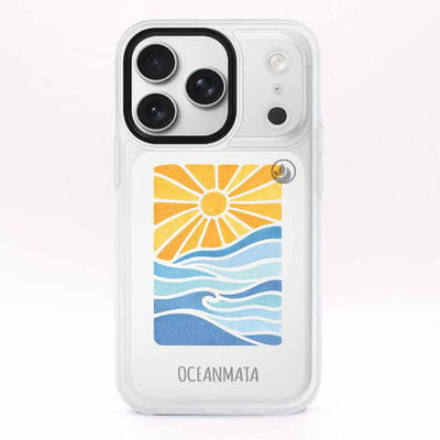 iPhone 17 pro max Hülle - Meer blau - "Sun&Sea" - nachhaltig