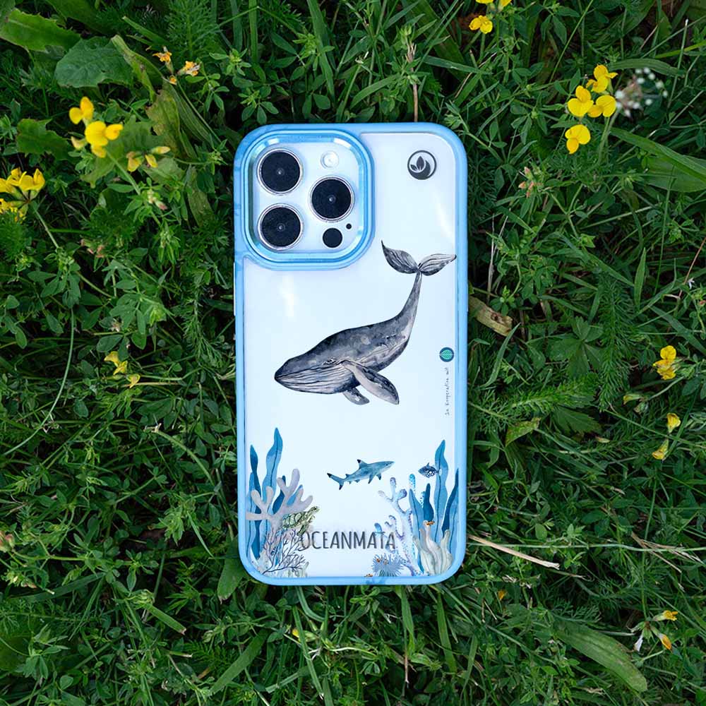 iPhone 14 pro max Hülle - Meer blau - "Ocean" - nachhaltig