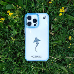 iPhone 16 pro max Hülle - Leopardenhai blau - "BlueLeopard" - nachhaltig
