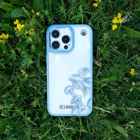 iPhone 11 Hülle -  qualle blau - "Jellies" - nachhaltig