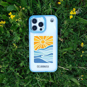iPhone SE/7/8 Hülle - Meer blau - "Sun&Sea" - nachhaltig