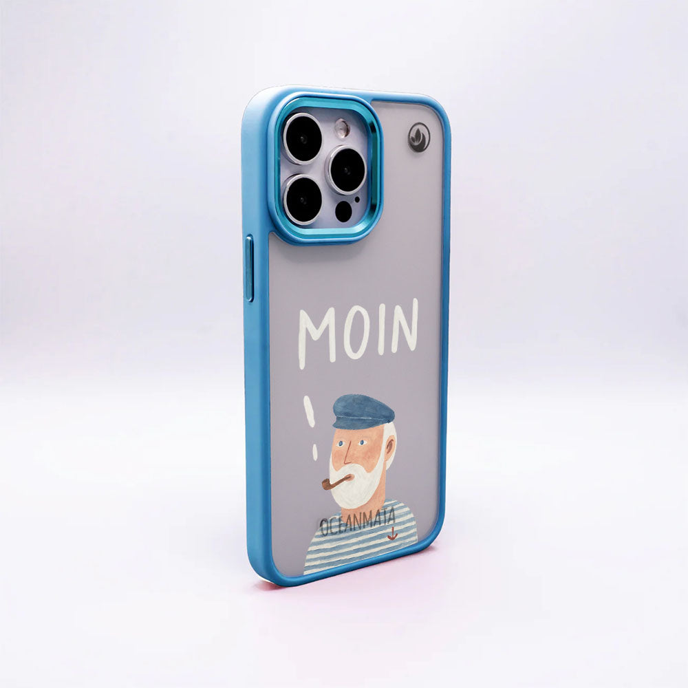 iPhone 11 pro Hülle - Moin blau - "Ostfriese" - nachhaltig