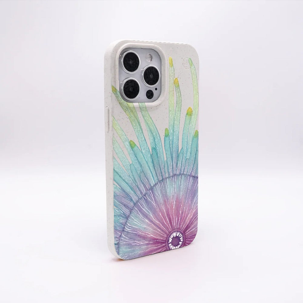 iPhone 13 mini Hülle - weiß - "jellybutton" - nachhaltig