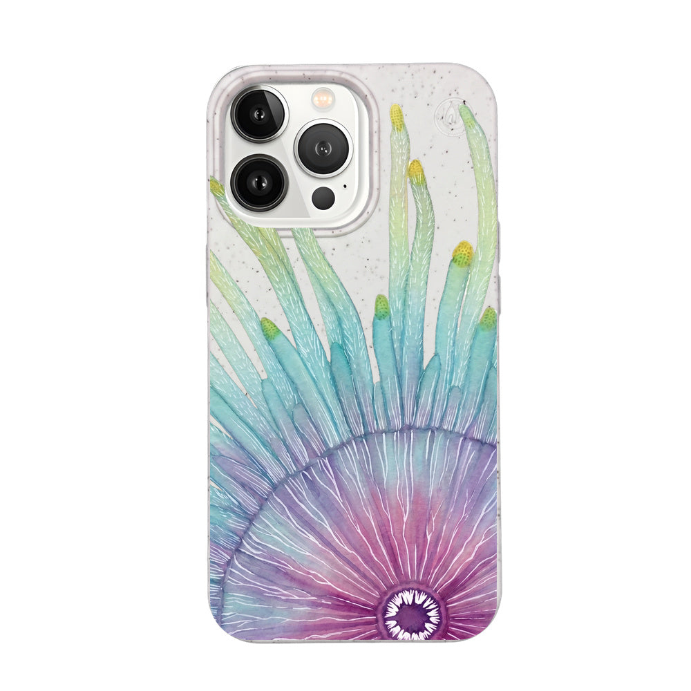 iPhone 13 pro Hülle - weiß - "jellybutton" - nachhaltig
