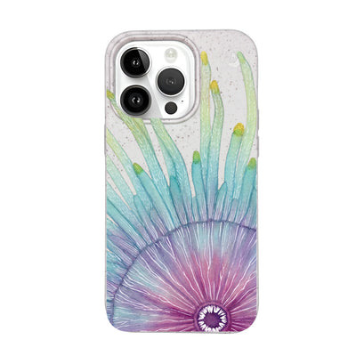 iPhone 14 pro Hülle - weiß - "jellybutton" - nachhaltig