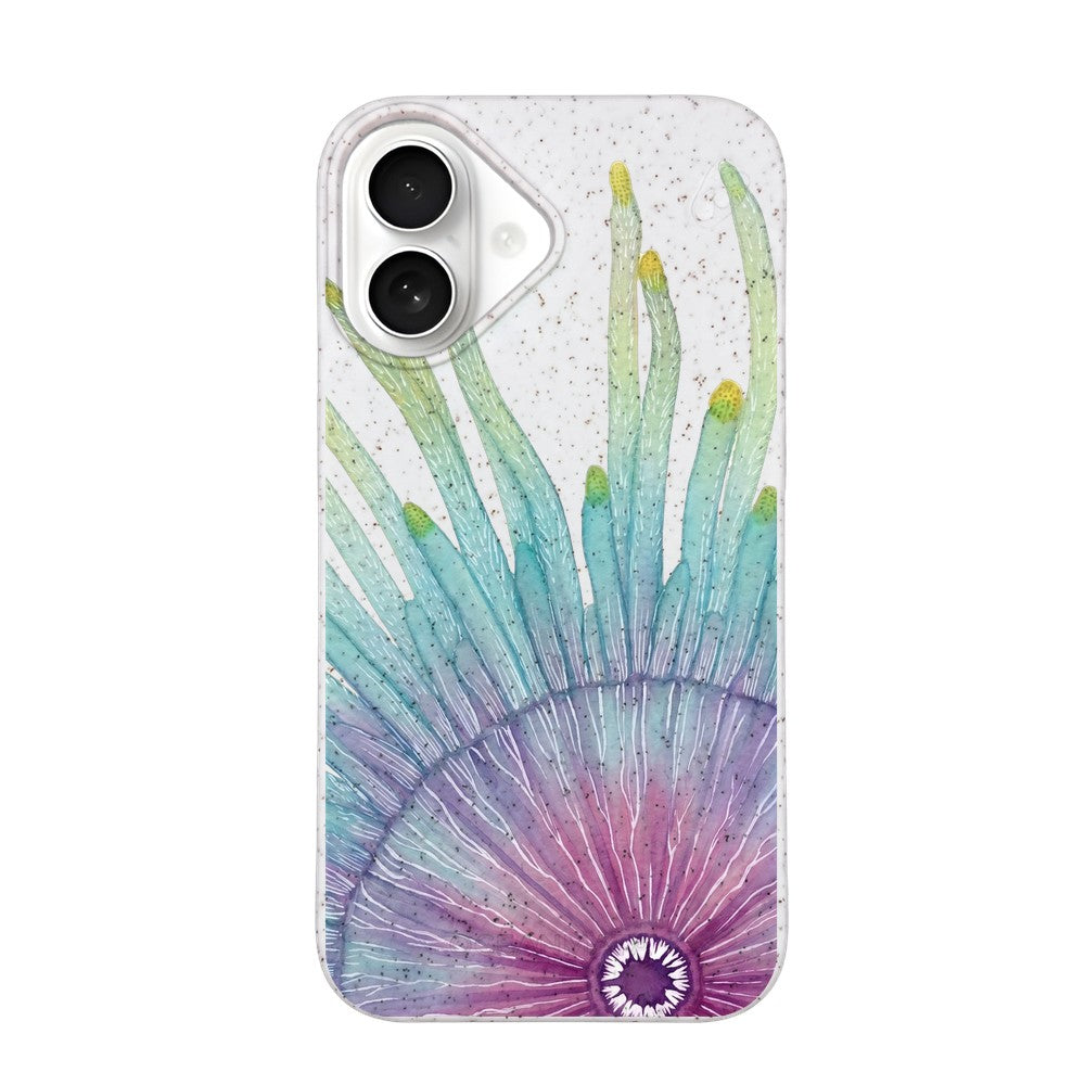 iPhone 16 Hülle - weiß - "jellybutton" - nachhaltig