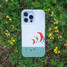 Biologisch abbaubare Handyhülle Samsung A56 Kitesurf — kompostierbar — Bonus