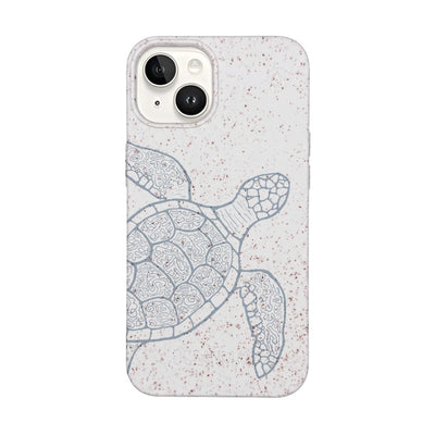 iPhone 14 Hülle - Schildkröte bunt - "Kura-Kura" - nachhaltig