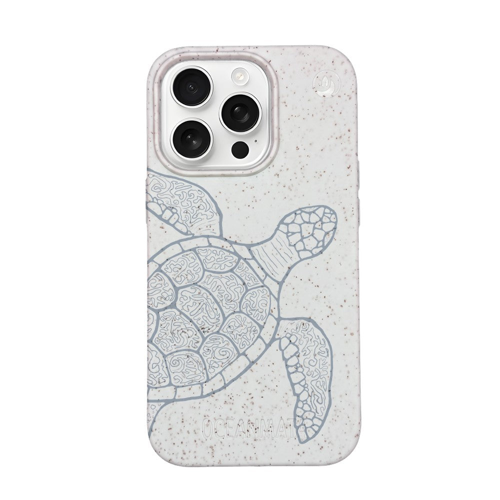 iPhone 16 pro max Hülle - Schildkröte bunt - "Kura-Kura" - nachhaltig