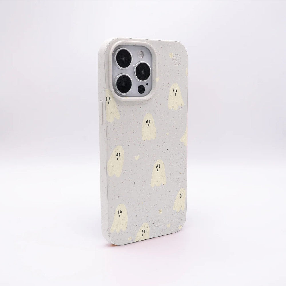 iPhone 13 mini Case - Ghost white - "LittleGhost" - sustainable