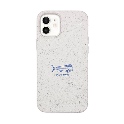iPhone 12 mini Hülle - Fisch weiß - "MahiMahi" - nachhaltig