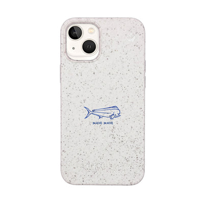 iPhone 13 mini Hülle - Fisch weiß - "MahiMahi" - nachhaltig
