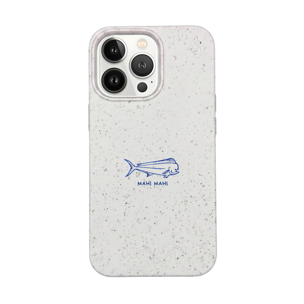 iPhone 13 Pro Max Case - White Fish - "MahiMahi" - Sustainable