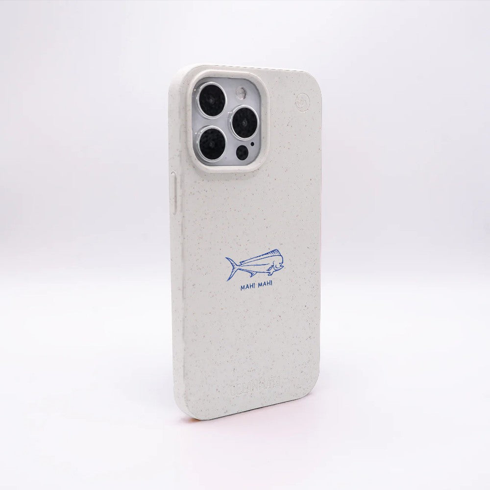 iPhone 15 pro Hülle - Fisch weiß - "MahiMahi" - nachhaltig