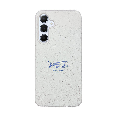Samsung A55 Hülle - Fisch weiß - "MahiMahi" - nachhaltig