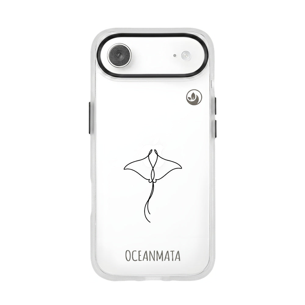 Nachhaltige Handyhülle iPhone 17 Air Manta aus Ocean Plastic — Vorderseite