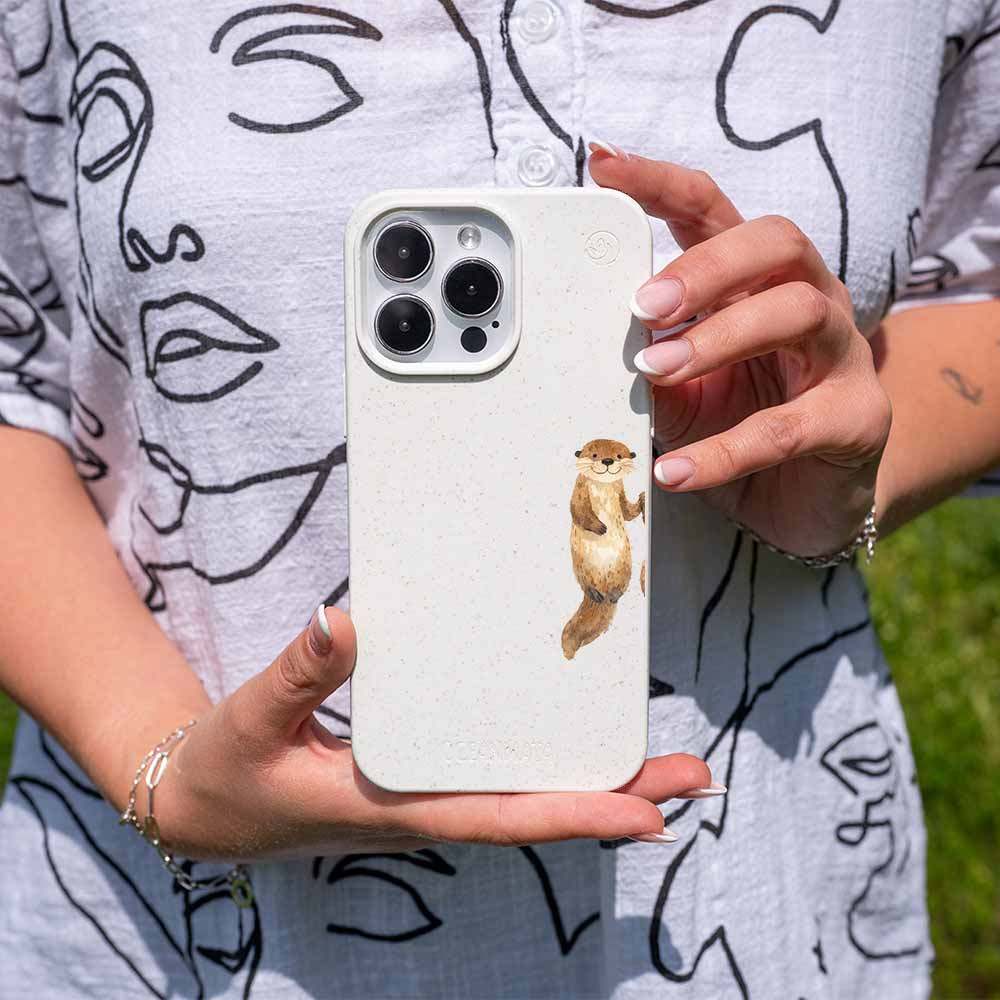 Nachhaltige Apple iPhone Hülle "Valentinstag Special Partner Case - OtterLove"