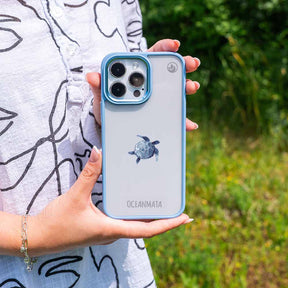 Samsung S24+ Hülle - Turtle blau - "Shellie" - nachhaltig