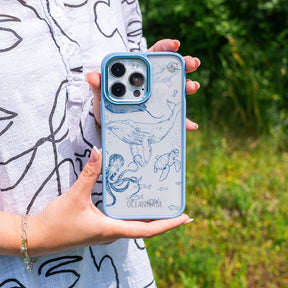 Samsung S24+ Hülle - Wal blau - "WhaleLife" nachhaltig