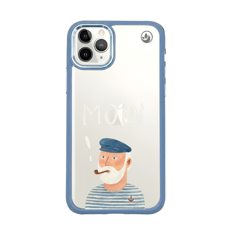 iPhone 11 pro Hülle - Moin blau - "Ostfriese" - nachhaltig