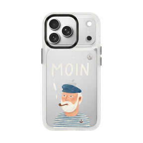 iPhone 17 pro Hülle - Moin blau - "Ostfriese" - nachhaltig