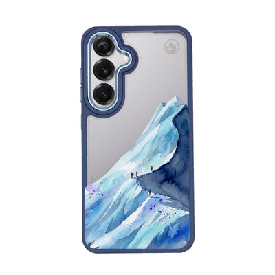 Samsung S26 Hülle - Wanderung blau - "mountainblue" - nachhaltig