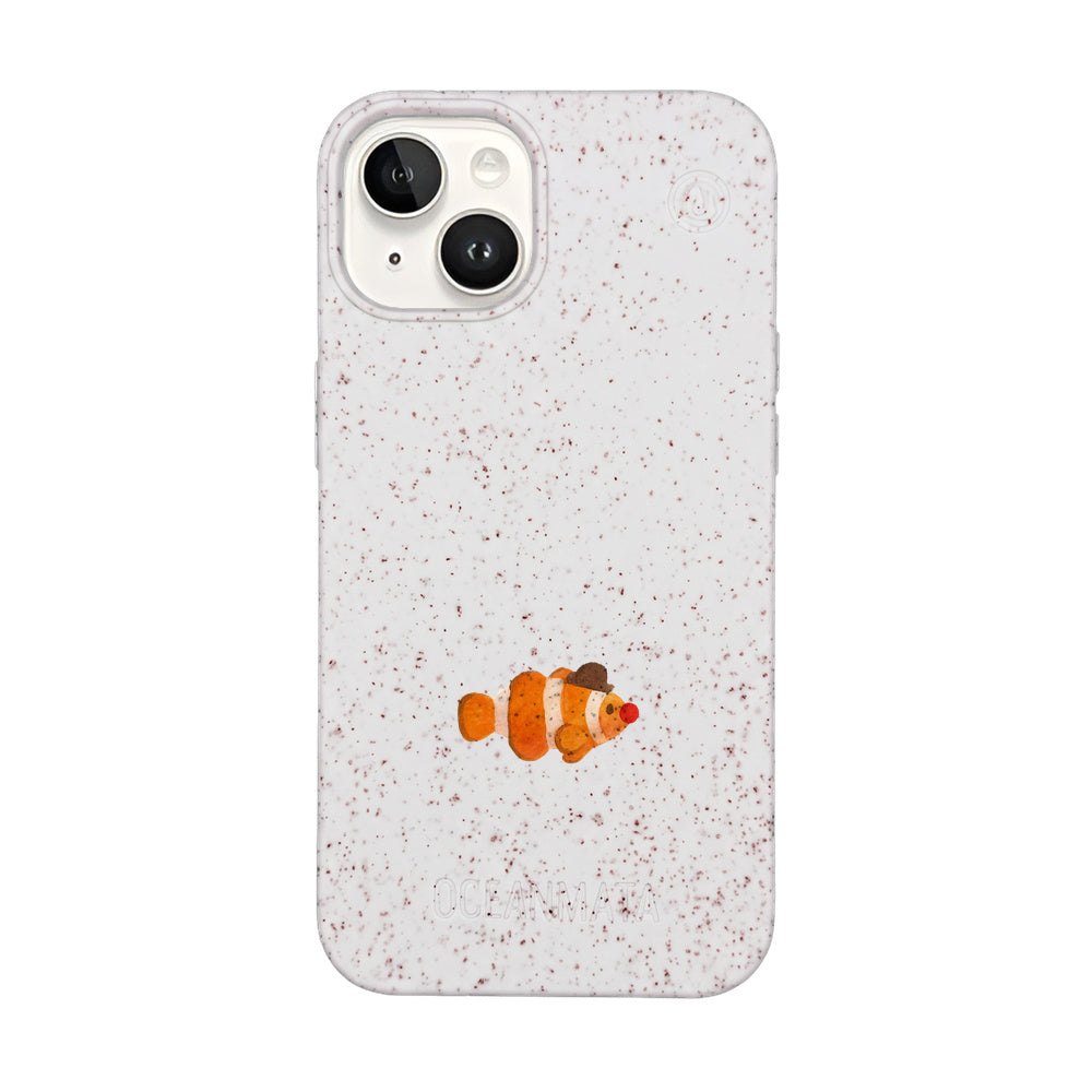 iPhone 14 Case - Clownfish White - "Mr.Clown-Fish" - sustainable