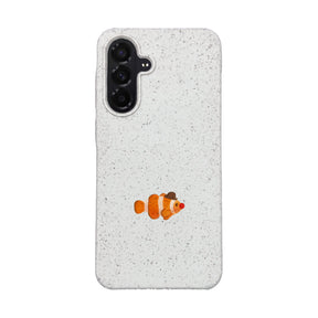 Biologisch abbaubare Handyhülle Samsung A56 Mrclownfish — kompostierbar — Vorderseite
