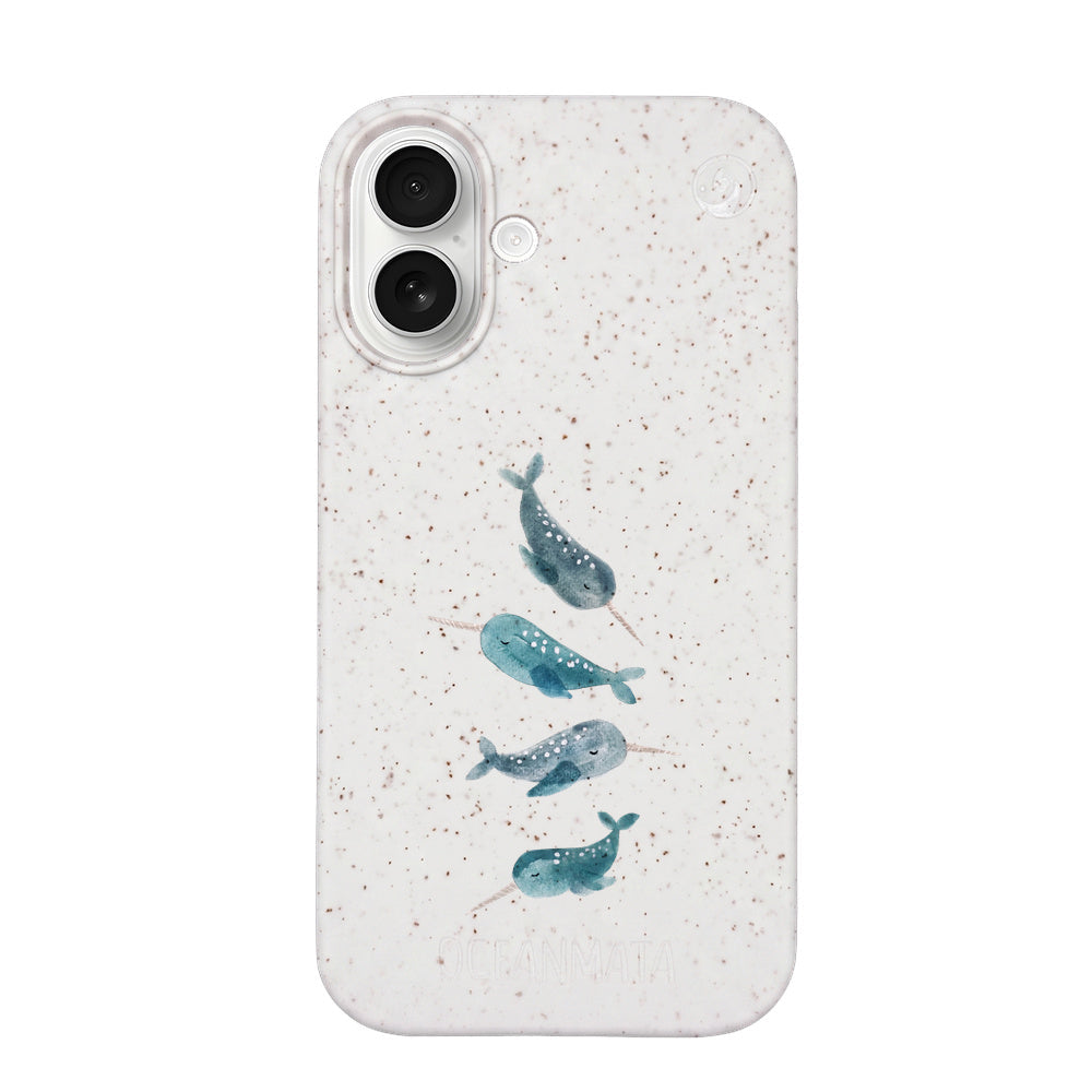 iPhone 17 Case - Narwhal White - "Narwhale" - sustainable