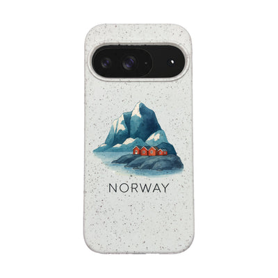Google Pixel 9 / 9 Pro Case - Norway White - "Norway" - sustainable