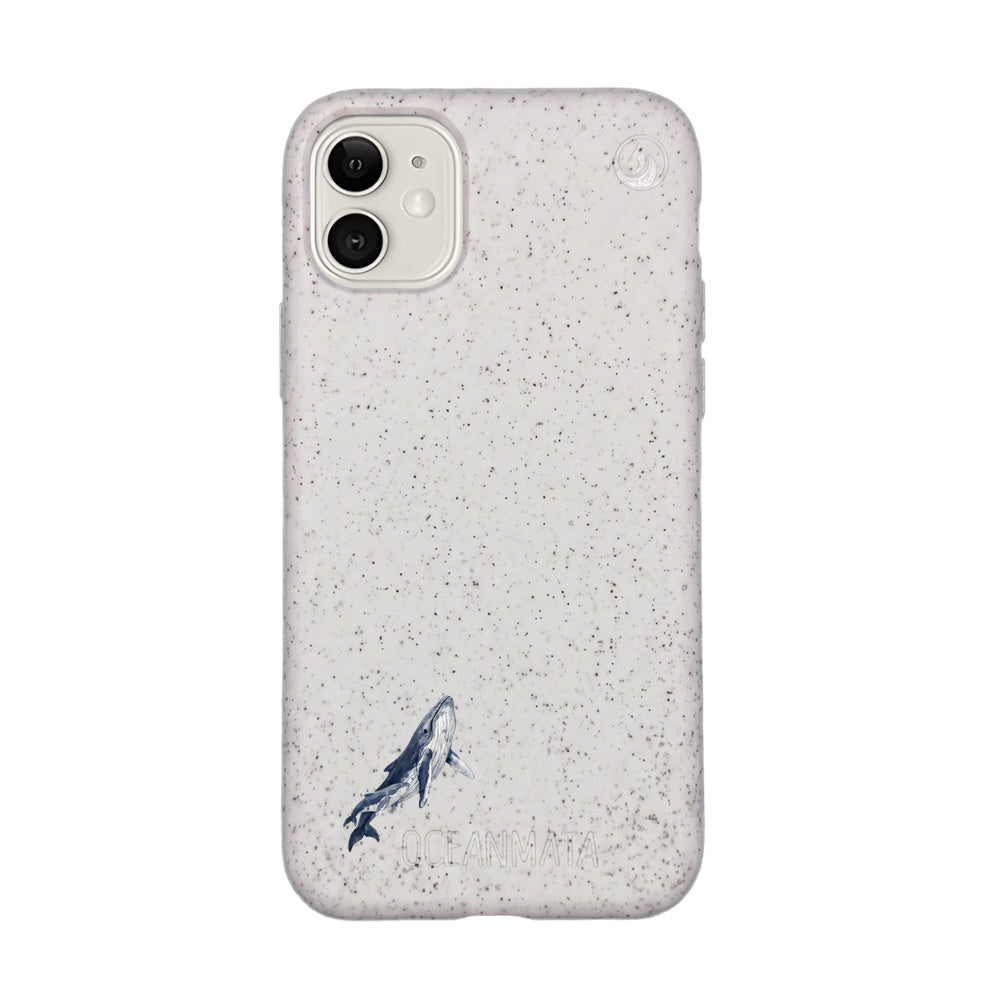 iPhone 11 Case - Humpback Whale White - "OceanLullaby" - Sustainable
