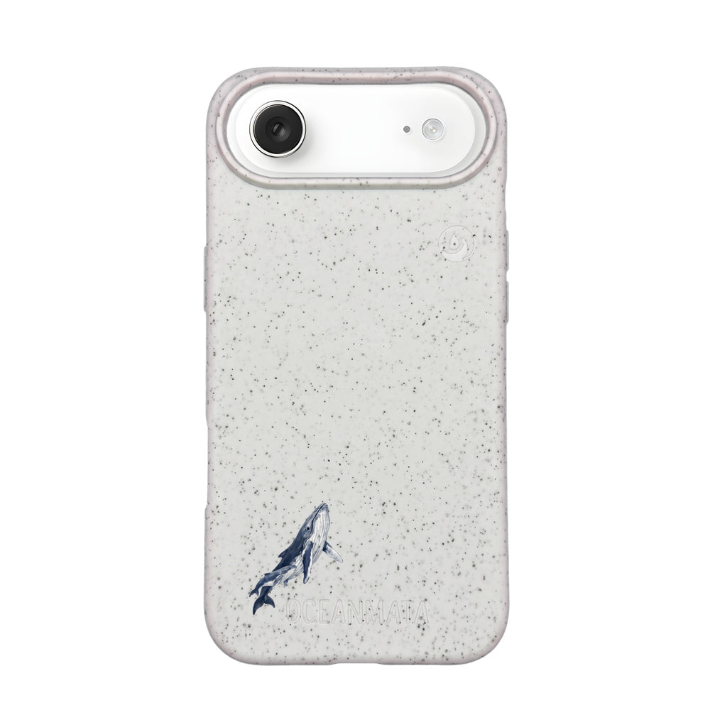 iPhone 17 Air Hülle - Buckelwal weiß - "OceanLullaby" - nachhaltig